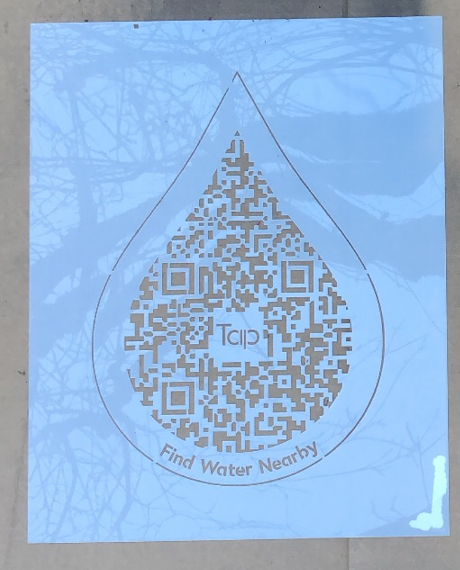 Find Water Anywhere Stencil